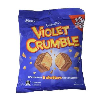 Menz Australia's Violet Crumble Big Share Bag - Import 280 g