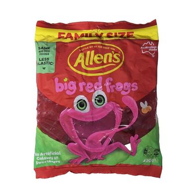 Allen's Big Red Frogs Fruchtgummi Family Size 420 g