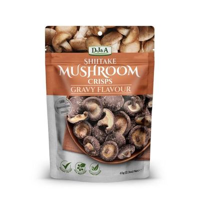 DJ&A Shiitake Mushroom Crisps Gravy Flavour 65 g