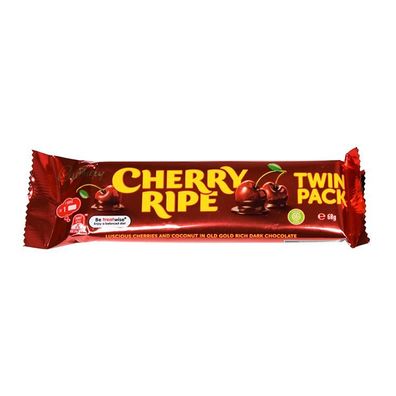 Cadbury Cherry Ripe Twin Pack Kokos & Kirsche - Import 68 g