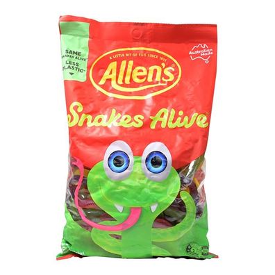 Allen's Snakes Alive Fruchtgummi Bulk Bag 1 kg