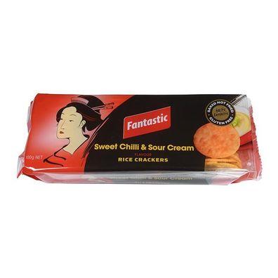 Fantastic Sweet Chilli & Sour Cream Rice Crackers 100 g