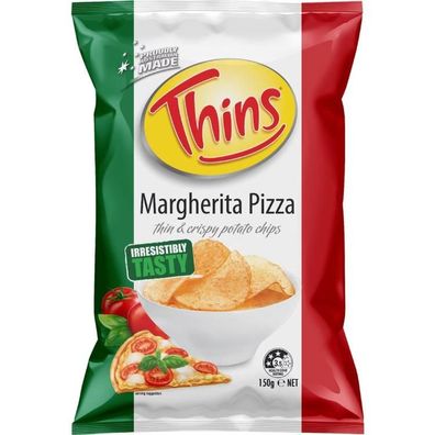 Thins Margherita Pizza Chips 150 g