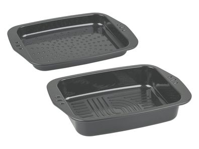 Bräter Aroma 39x28x7 cm grau