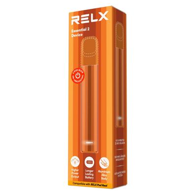 RELX Essential 2 Orange Device E-Zigaretten Akku