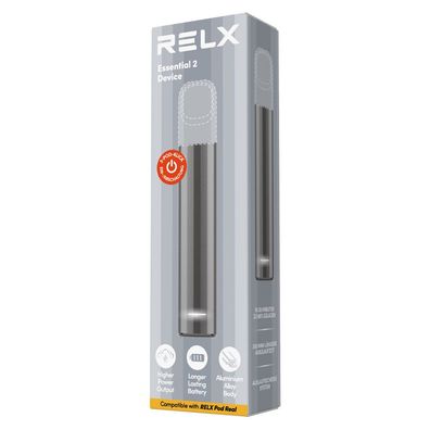 RELX Essential 2 Grey Device E-Zigaretten Akku