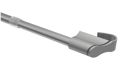 Interdeco Klemmstangen Silbergrau 12 mm Ø ausziehbar Sitefix