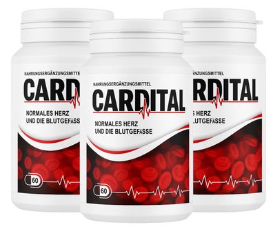 SET 3x60 Cardital Nahrungsergänzungsmittel | 60 Kapseln