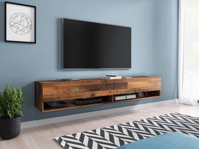 TV-Lowboard Lucius 180 TV-Schrank TV-Tisch Modern Wohnzimmer Kollektion M24