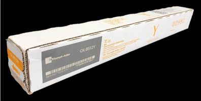 Triumph-Adler 1T02RLATA1001 CK-8512Y Toner Kartusche Kit Gelb Yellow NEU!