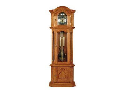 Classic Clock Grandfather Real Wood Outdoors Grandfather Baroque Royal New Brown