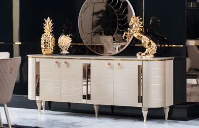 Luxus Sideboard Kommoden Holz Design Schlafzimmer Kommode Stil Modern Neu Möbel