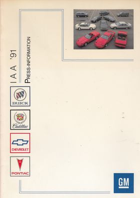 General Motors Presseinformation IAA 91