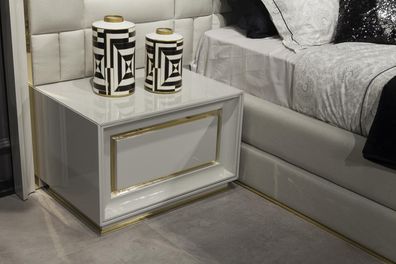 Luxus Schlafzimmer Nachttisch Beistelltisch Nachttische Brauner Lift Moderner