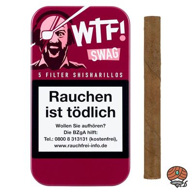 5 Filter WTF! Shisharillos Geschmacksrichtung SWAG (Kirsche)