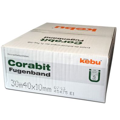 Corabit Fugenband 40x10mm Straßenbau Asphaltband 30m Bitumenfugen kebu Tok Band