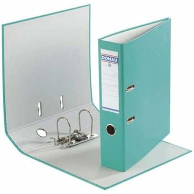 DONAU Klassik Ordner türkis Karton 7,5 cm DIN A4