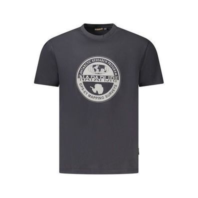 Napapijri Black Cotton Men T-Shirt