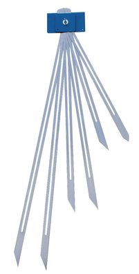 Treppenspinne - mit sechs Tastlehren aus gehärtetem Federstahlband