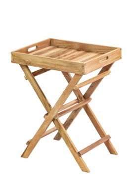 Tablettständer BACAN, klappbar, Teak natur