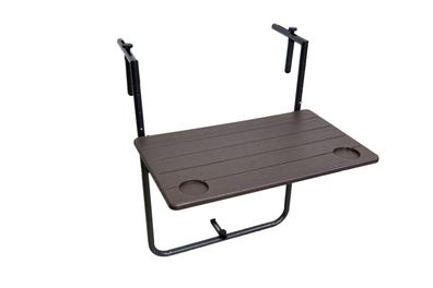 Balkontisch-Hängeklapptisch TABORA, Holz-Optik,