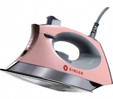SINGER Bügeleisen 2400W Dampfbügeleisen ROSA/GRAU