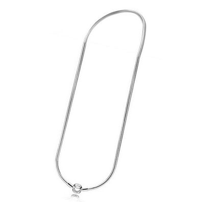 Halskette 45 cm - Sterlingsilber - Kugelverschluß