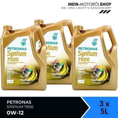 Petronas Syntium 7000 0W-12 3x5 Liter