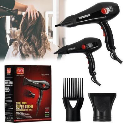 Professioneller Föhn mit Stylingdüsen und Regulierungsfunktionen