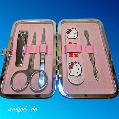Hello Kitty Nagelpflege-Set, 6-teilig im praktischen Etui, Maniküre, Art.-Nr. 43215