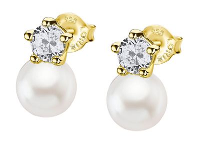 Lotus Silver SILVER PEARLS | Ohrstecker Kunstperle Silber LP1800-4/4