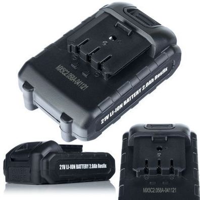 Rosfix Li-Ion Akku 21V 2Ah – Kompatibel mit Animal Serie | 115×75×33 mm