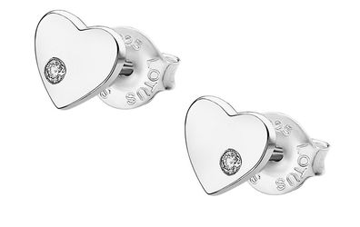 Lotus Silver Mystic | Ohrstecker Herz und Zirkonia LP1715-4/1