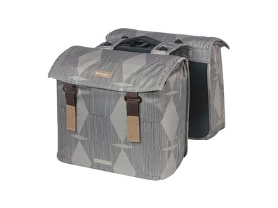 BASIL Doppeltasche "Elegance MIK 2.0" Vo chateau taupe