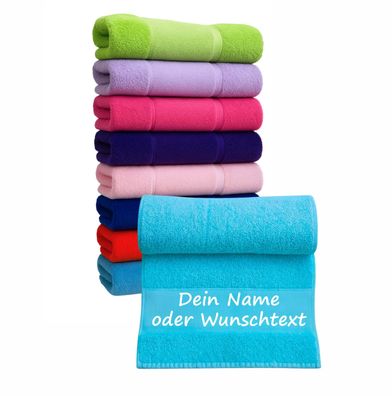 Gästetuch 30x50 cm personalisiert mit deinem Wunschtext