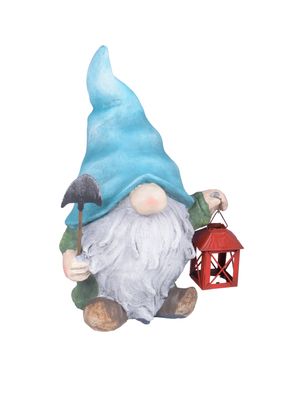 Gartenzwerg NORWI mit Laterne,