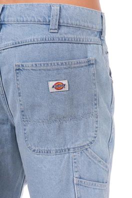 Short Dickies Garyville aus robustem Denim, blau