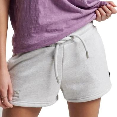 Short Superdry Summer Style aus Bio-Baumwolle, grau
