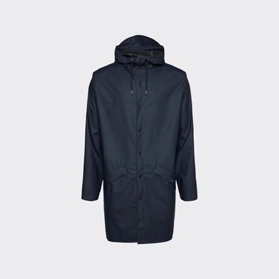 Regenmantel Rains Lang Marineblau