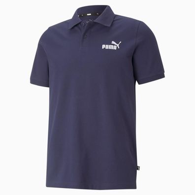 Polo Puma Essentials Pique Blau