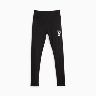 Legging Puma Squad in Schwarz, Hohe Taille