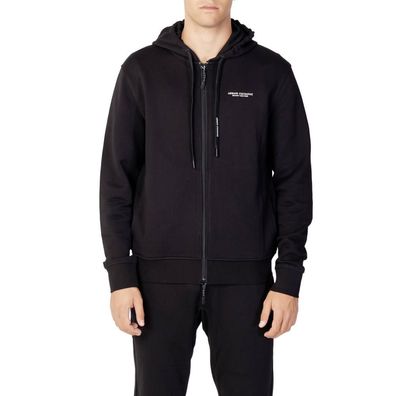 Hoodie Armani Schwarz aus 100% Baumwolle