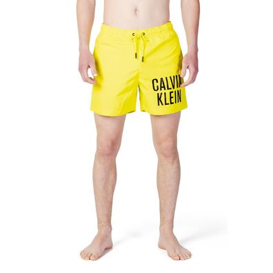 Badehose Calvin Klein Medium Drawstring Gelb
