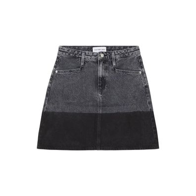 Rock Calvin-Klein A-Line Utility Schwarz