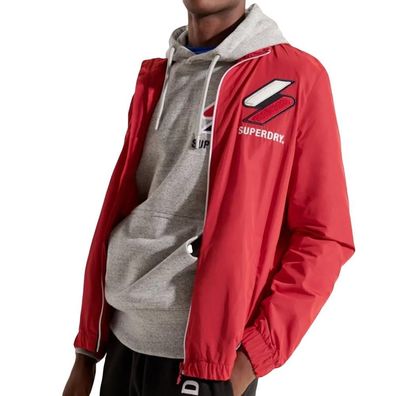 Jacke Superdry Track Cagoule Rot