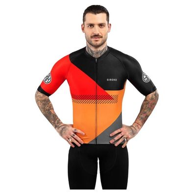 Radtrikot Siroko M2 California Orange