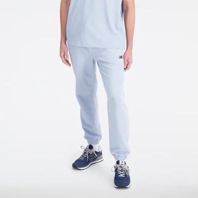 Hose New Balance Unissentials French Terry Blau