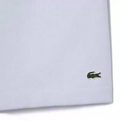 Short Lacoste Small Logo Fleece Blau