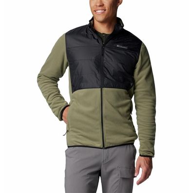 Fleecejacke Columbia Hybride Basin Butte II Grén