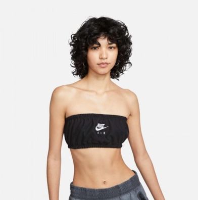 Top Nike Air Bandeau Schwarz ßrmellos